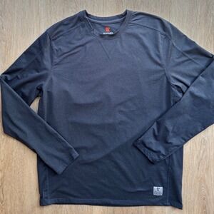Rugged Elements Mens Long Sleeve Thermal Crew Neck Shirt Gray Size M 1632403